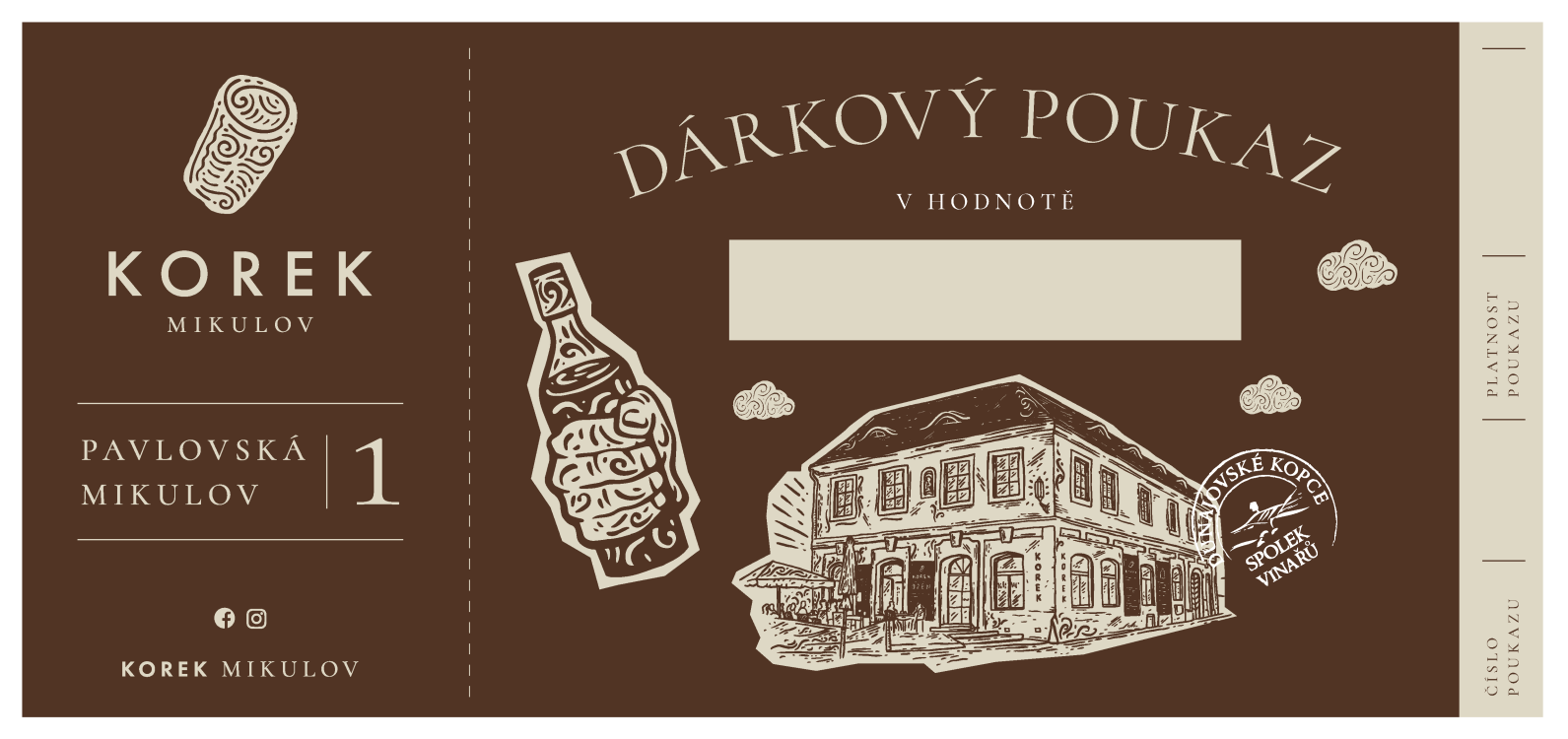 Dárkový poukaz 1500 Kč