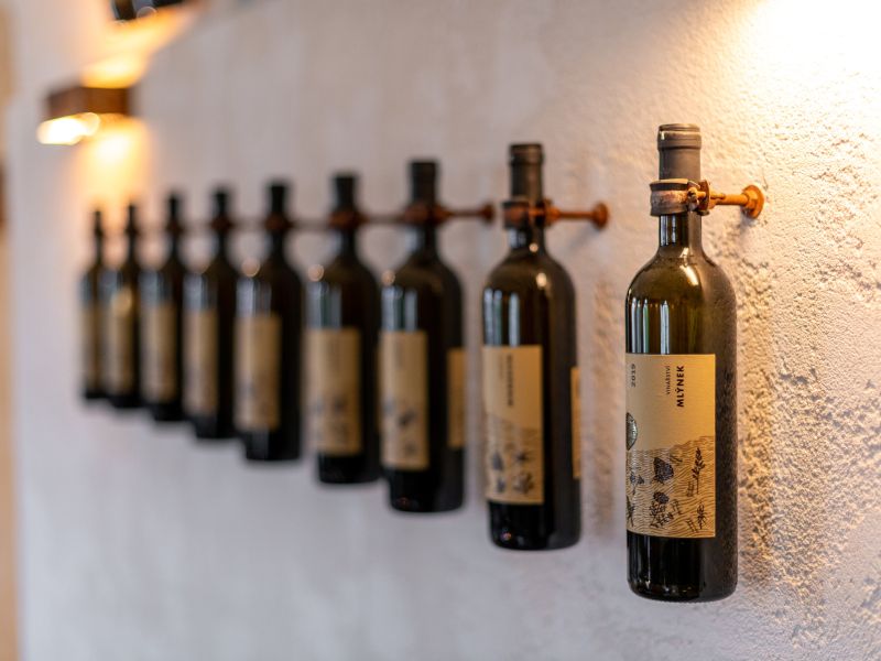 Vína, mošty a destiláty